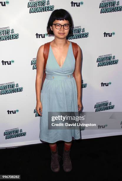 Actress Charlyne Yi attends the premiere of truTV's "Bobcat Goldthwait's Misfits & Monsters" at the Hollywood Roosevelt Hotel on July 11, 2018 in...