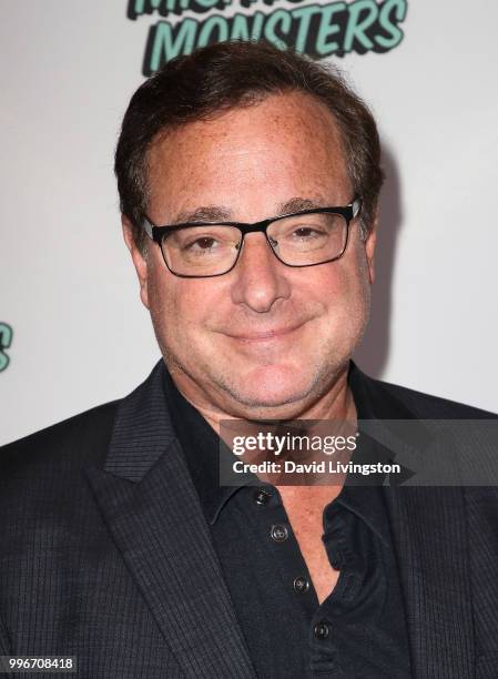 Comedian Bob Saget attends the premiere of truTV's "Bobcat Goldthwait's Misfits & Monsters" at the Hollywood Roosevelt Hotel on July 11, 2018 in...