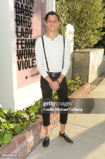 Nina Fiore attends the Beats By Dre for Violet Grey party on July 11, 2018 in West Hollywood, California.