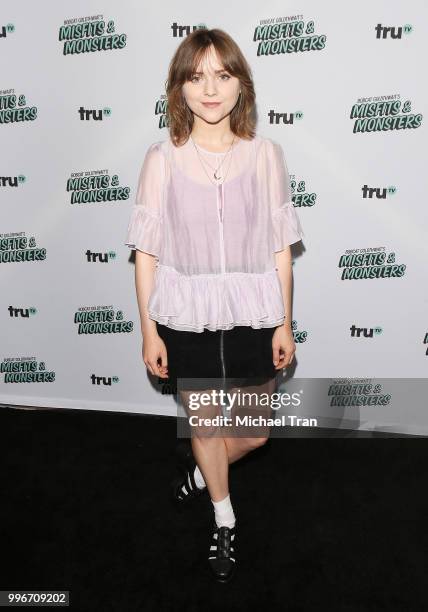 Tara Lynne Barr attends the Los Angeles premiere of truTV's "Bobcat Goldthwait's Misfits & Monsters" held at Hollywood Roosevelt Hotel on July 11,...