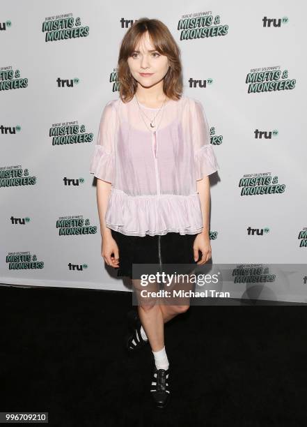 Tara Lynne Barr attends the Los Angeles premiere of truTV's "Bobcat Goldthwait's Misfits & Monsters" held at Hollywood Roosevelt Hotel on July 11,...