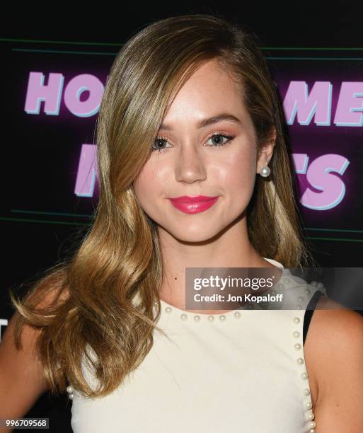 Brec Bassinger attends the Los Angeles special screening of "Hot Summer Nights" at Pacific Theatres at The Grove on July 11, 2018 in Los Angeles,...