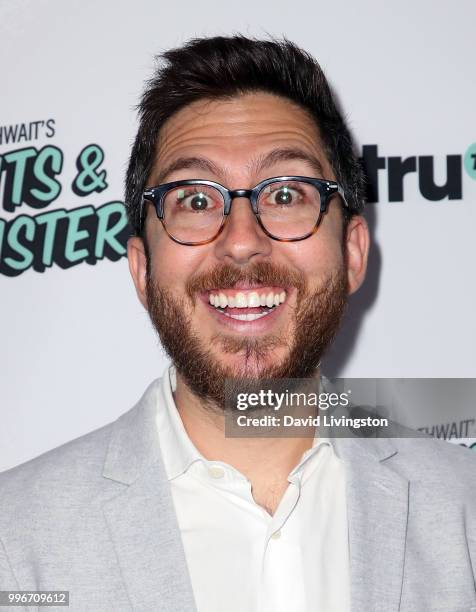 Comedian Amir Blumenfeld attends the premiere of truTV's "Bobcat Goldthwait's Misfits & Monsters" at the Hollywood Roosevelt Hotel on July 11, 2018...