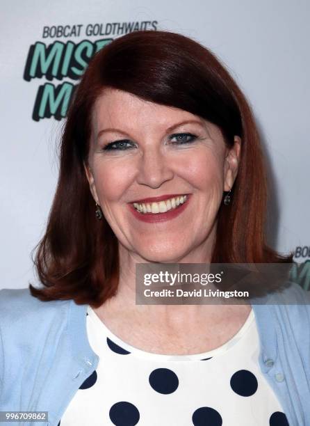 Actress Kate Flannery attends the premiere of truTV's "Bobcat Goldthwait's Misfits & Monsters" at the Hollywood Roosevelt Hotel on July 11, 2018 in...