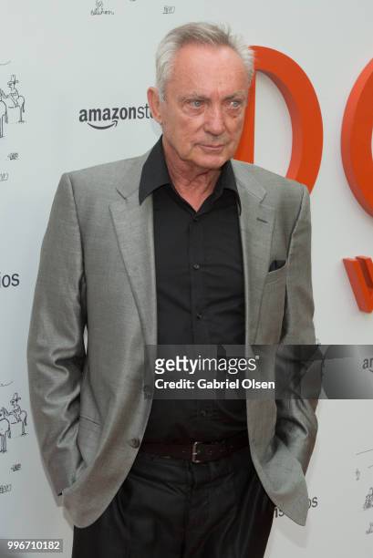 Udo Kier arrives to the Amazon Studios premiere of "Don't Worry, He Wont Get Far On Foot" at ArcLight Hollywood on July 11, 2018 in Hollywood,...