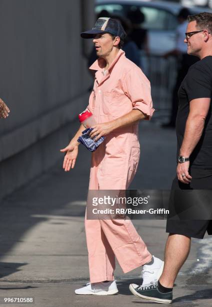 Jason Mraz is seen at 'Jimmy Kimmel Live' on July 11, 2018 in Los Angeles, California.