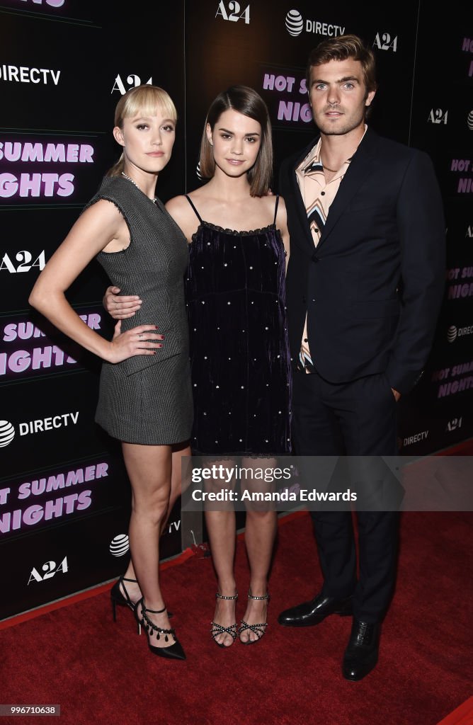 Los Angeles Special Screening Of "Hot Summer Nights" - Arrivals