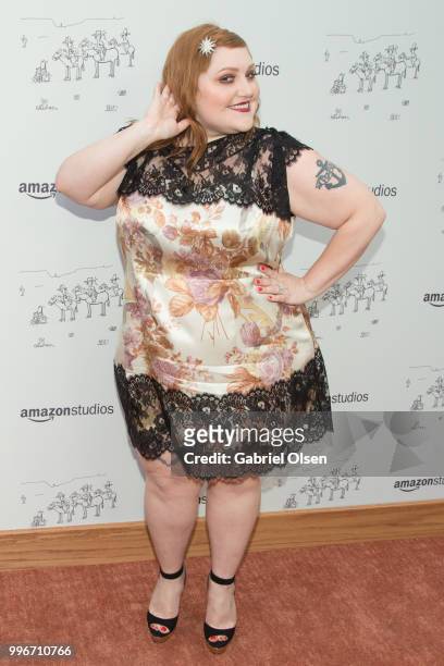 Beth Ditto arrives to the Amazon Studios premiere of "Don't Worry, He Wont Get Far On Foot" at ArcLight Hollywood on July 11, 2018 in Hollywood,...