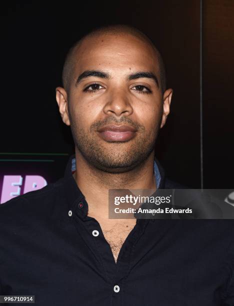 Writer and director Elijah Bynum arrives at the Los Angeles special screening of "Hot Summer Nights" at the Pacific Theatres at The Grove on July 11,...