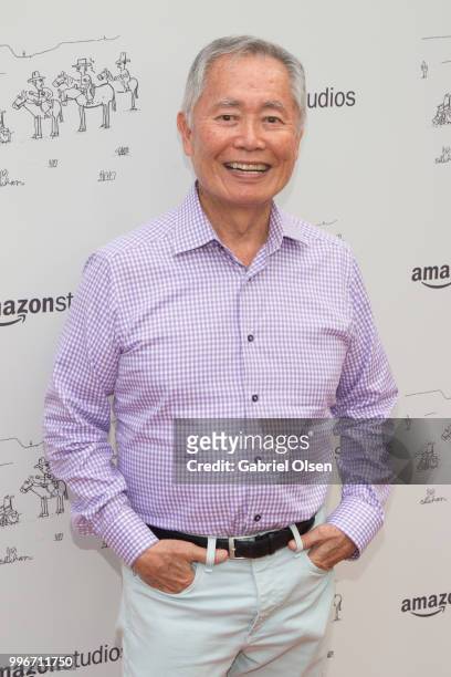 George Takei arrives to the Amazon Studios premiere of "Don't Worry, He Wont Get Far On Foot" at ArcLight Hollywood on July 11, 2018 in Hollywood,...