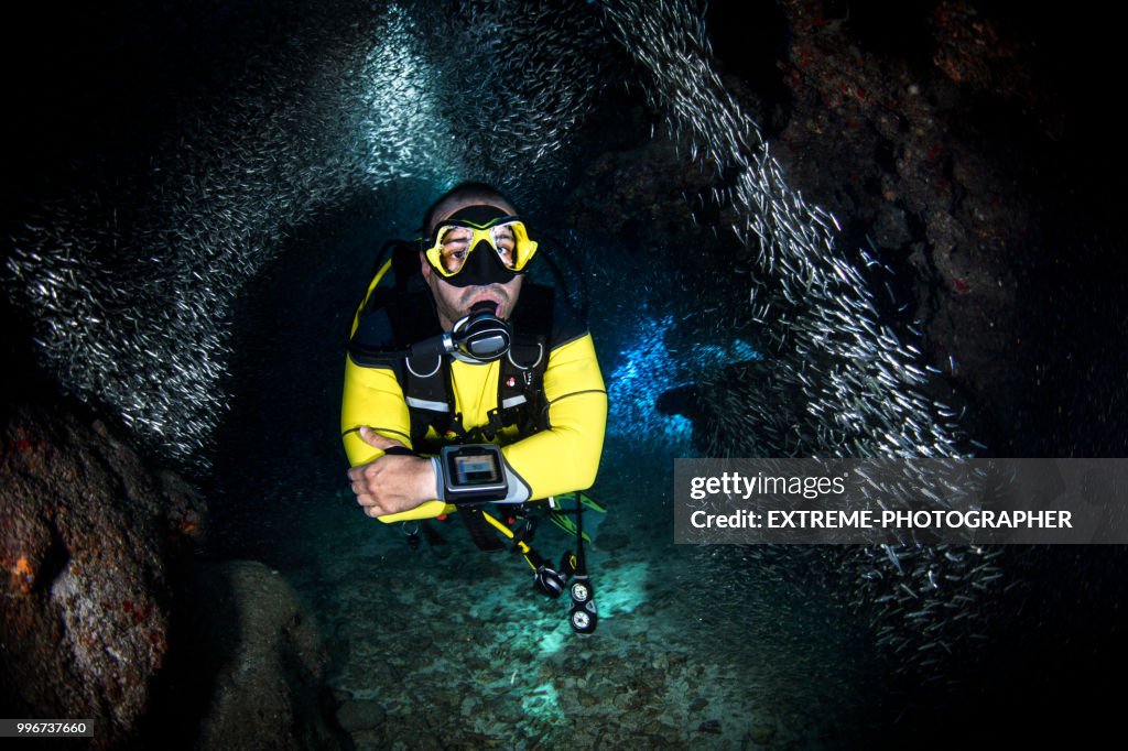 Scuba diving