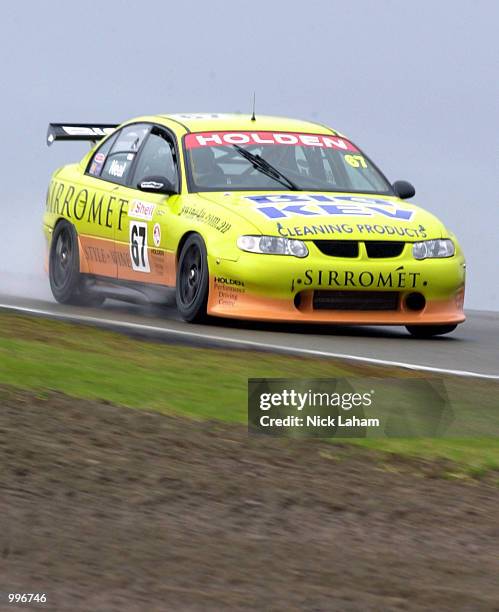 Matt Neal of Holden drives his Big Kev Racer Holden during afternoon practice ahead of Sundays Round 8 Shell Race at Oran Park race track, Sydney,...
