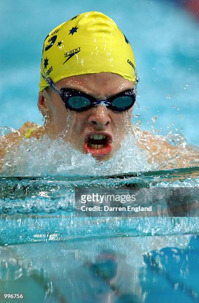 Leisel Jones of Australia in action in the women's 200 metre Breaststroke at the Chandler Aquatic centre during the Goodwill Games in Brisbane,...