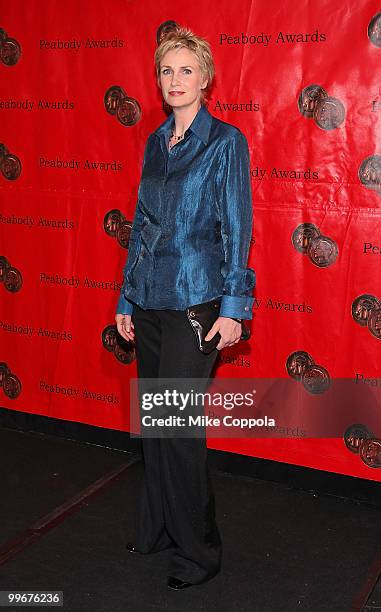 Actress Jane Lynch attends the 69th Annual Peabody Awards at The Waldorf Astoria on May 17, 2010 in New York City.