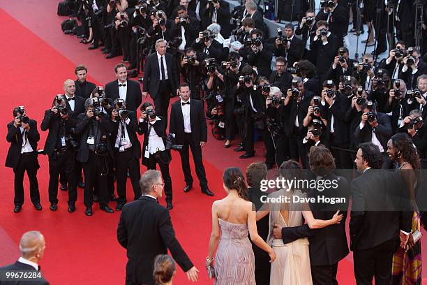 Diaryatou Daff, Director Alenjandro Gonzalez Inarritu, Actor Javier Bardem, actress Maricel Alvarez, Eduardo Fernandez and Martina Garcia attend...