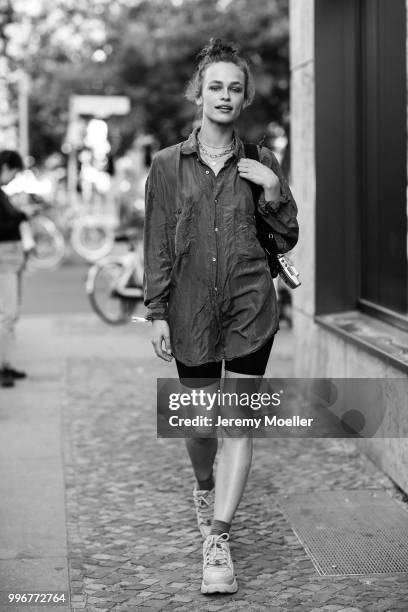 Mel attends the Magazine Lauch Party on July 6, 2018 in Berlin, Germany. .