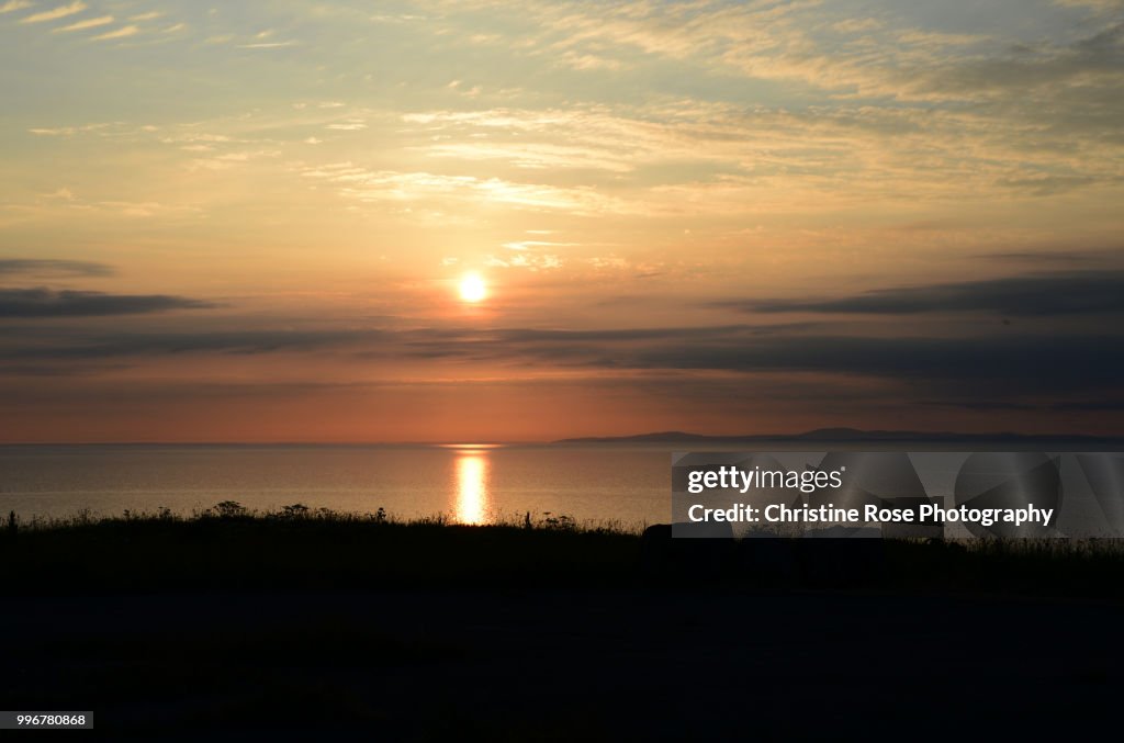 A Sunset On The Irish Sea