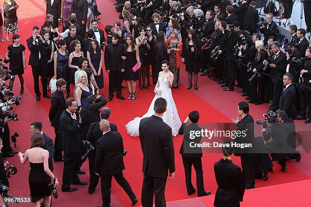 Fan Bing Bing attends "Biutiful" Premiere at the Palais des Festivals during the 63rd Annual Cannes Film Festival on May 17, 2010 in Cannes, France.