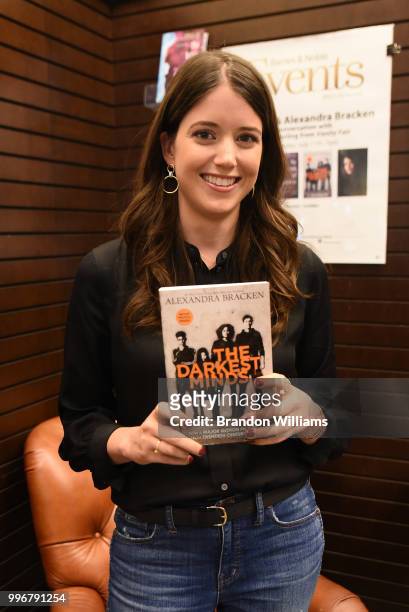 Author Alexandra Bracken attends her book signing for "The Darkest Mind" at Barnes & Noble at The Grove on July 11, 2018 in Los Angeles, California.