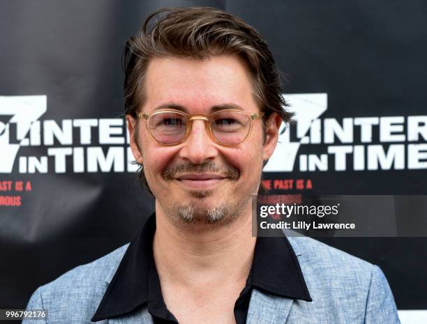 Edoardo Ballerini arrives at the "7 Splinters In Time" Premiere at Laemmle Music Hall on July 11, 2018 in Beverly Hills, California.