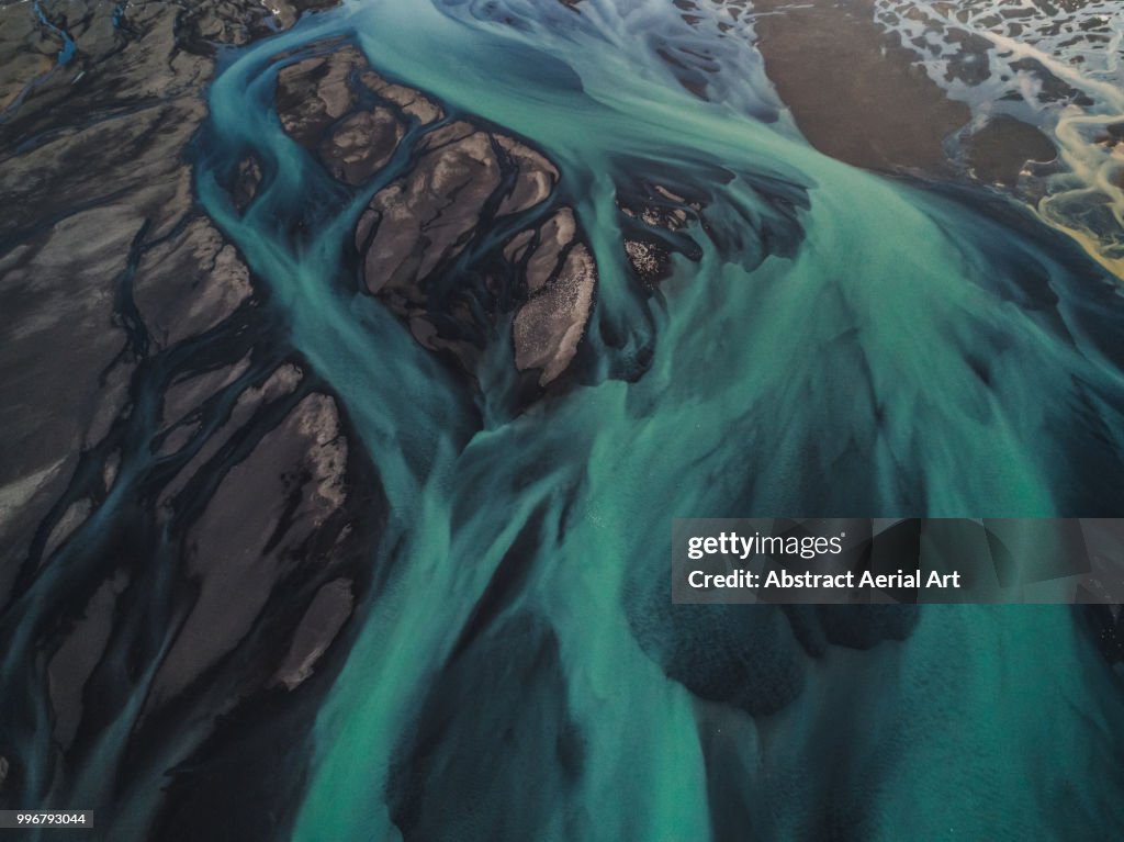 Glacial flows, Iceland