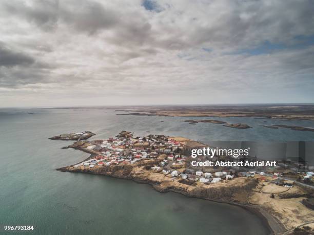 borgarbyggð, iceland - multicóptero - fotografias e filmes do acervo