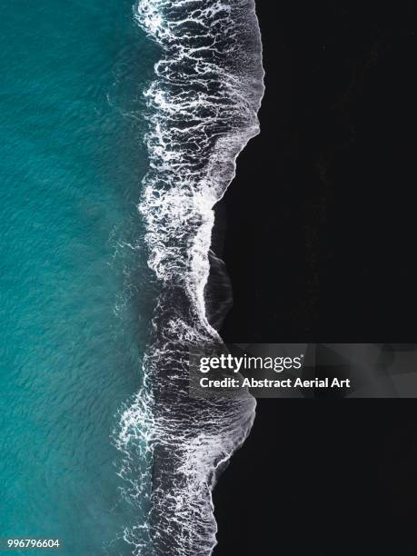 black beach, iceland - multicopter stock pictures, royalty-free photos & images