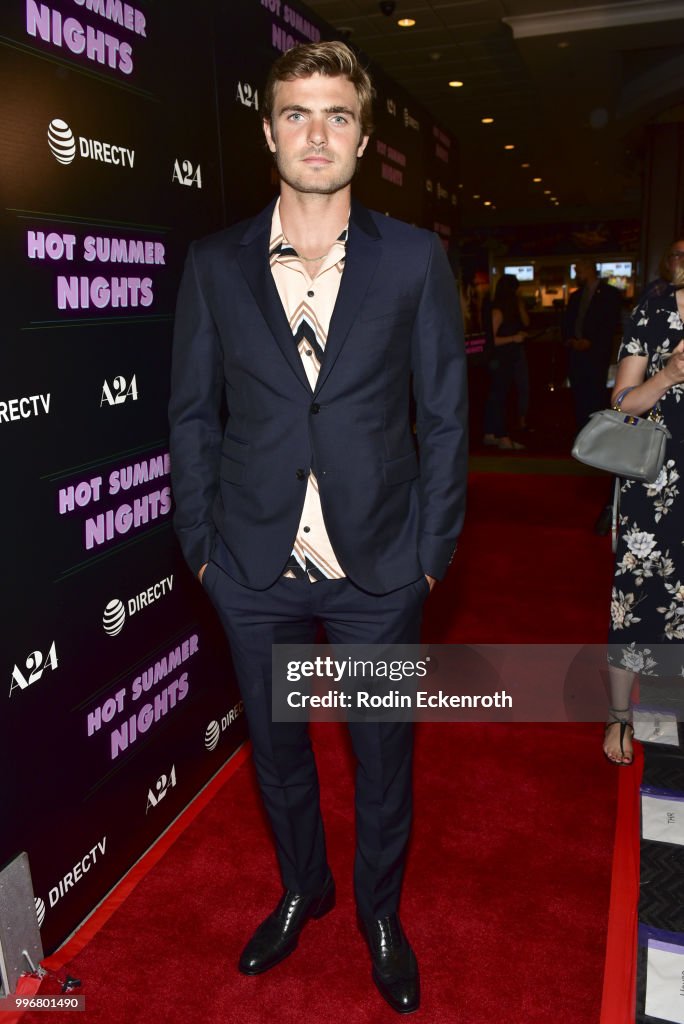 Screening Of A24's "Hot Summer Nights" - Red Carpet