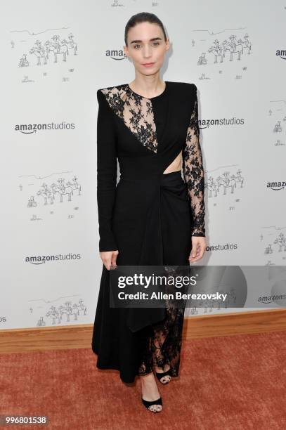 Actress Rooney Mara attends Amazon Studios Premiere of "Don't Worry, He Wont Get Far On Foot" at ArcLight Hollywood on July 11, 2018 in Hollywood,...