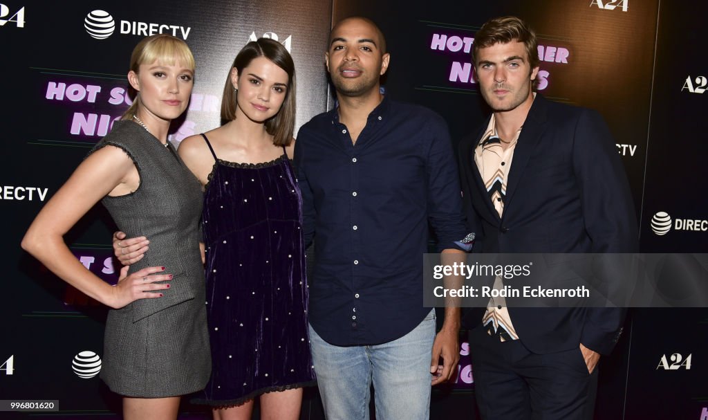 Screening Of A24's "Hot Summer Nights" - Red Carpet