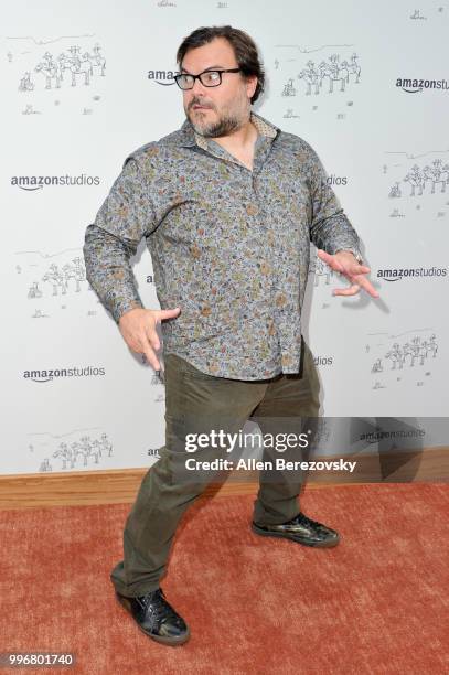 Actor Jack Black attends Amazon Studios Premiere of "Don't Worry, He Wont Get Far On Foot" at ArcLight Hollywood on July 11, 2018 in Hollywood,...