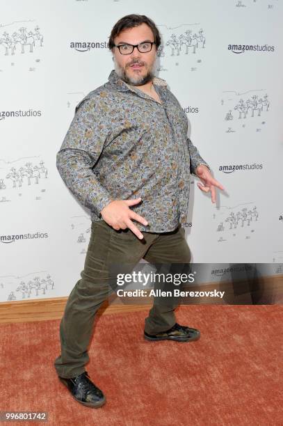 Actor Jack Black attends Amazon Studios Premiere of "Don't Worry, He Wont Get Far On Foot" at ArcLight Hollywood on July 11, 2018 in Hollywood,...