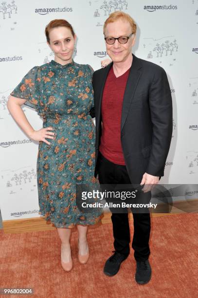 Mali Elfman and Danny Elfman attend Amazon Studios Premiere of "Don't Worry, He Wont Get Far On Foot" at ArcLight Hollywood on July 11, 2018 in...