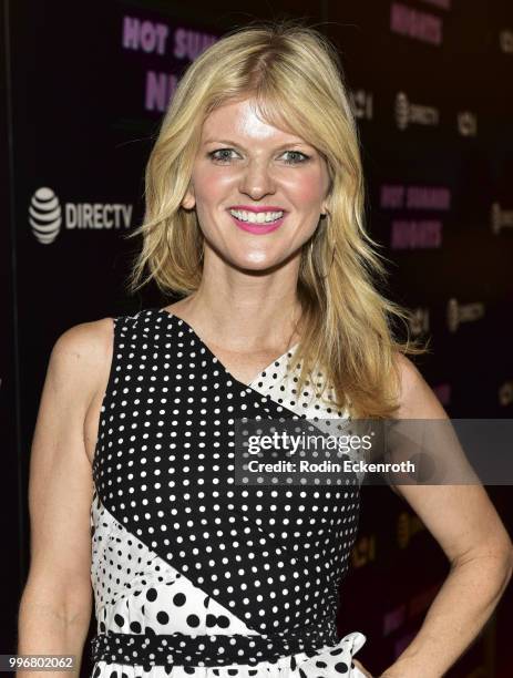 Arden Myrin arrives at the screening of A24's "Hot Summer Nights" at Pacific Theatres at The Grove on July 11, 2018 in Los Angeles, California.