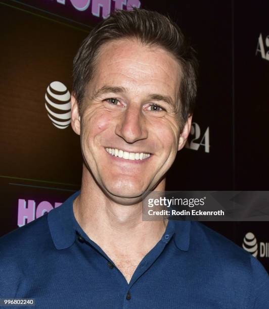 Sam Jaeger arrives at the screening of A24's "Hot Summer Nights" at Pacific Theatres at The Grove on July 11, 2018 in Los Angeles, California.