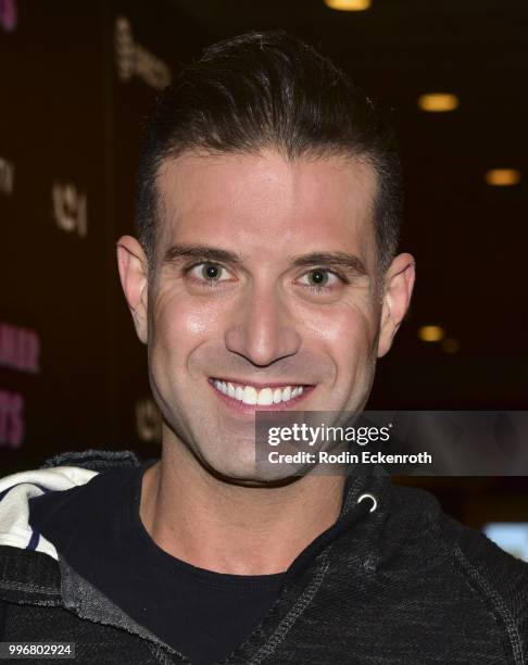 Omar Sharif Jr. Arrives at the screening of A24's "Hot Summer Nights" at Pacific Theatres at The Grove on July 11, 2018 in Los Angeles, California.