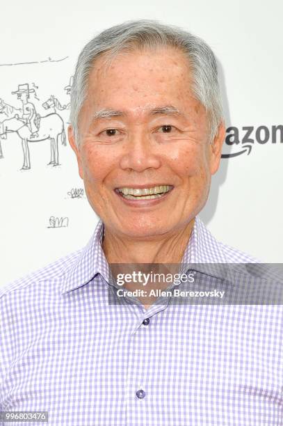 George Takei attends Amazon Studios Premiere of "Don't Worry, He Wont Get Far On Foot" at ArcLight Hollywood on July 11, 2018 in Hollywood,...