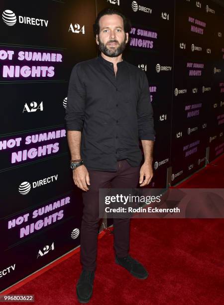 Eion Bailey arrives at the screening of A24's "Hot Summer Nights" at Pacific Theatres at The Grove on July 11, 2018 in Los Angeles, California.