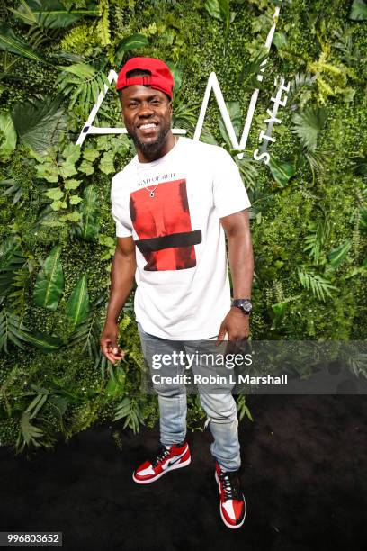 Actor and Comedian Kevin Hart attends Ashley North's Launch of "AN STYLE" Candles at IceLink Boutique and Rooftop Lounge on July 11, 2018 in West...