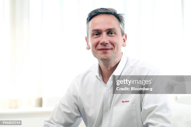 Jean-Sebastien Jacques, chief executive officer of Rio Tinto Ltd., poses for a photograph in Sydney, Australia, on Thursday, July 12, 2018. Rio...