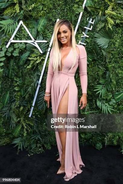 Doralie Medina attends Ashley North's Launch of "AN STYLE" Candles at IceLink Boutique and Rooftop Lounge on July 11, 2018 in West Hollywood,...