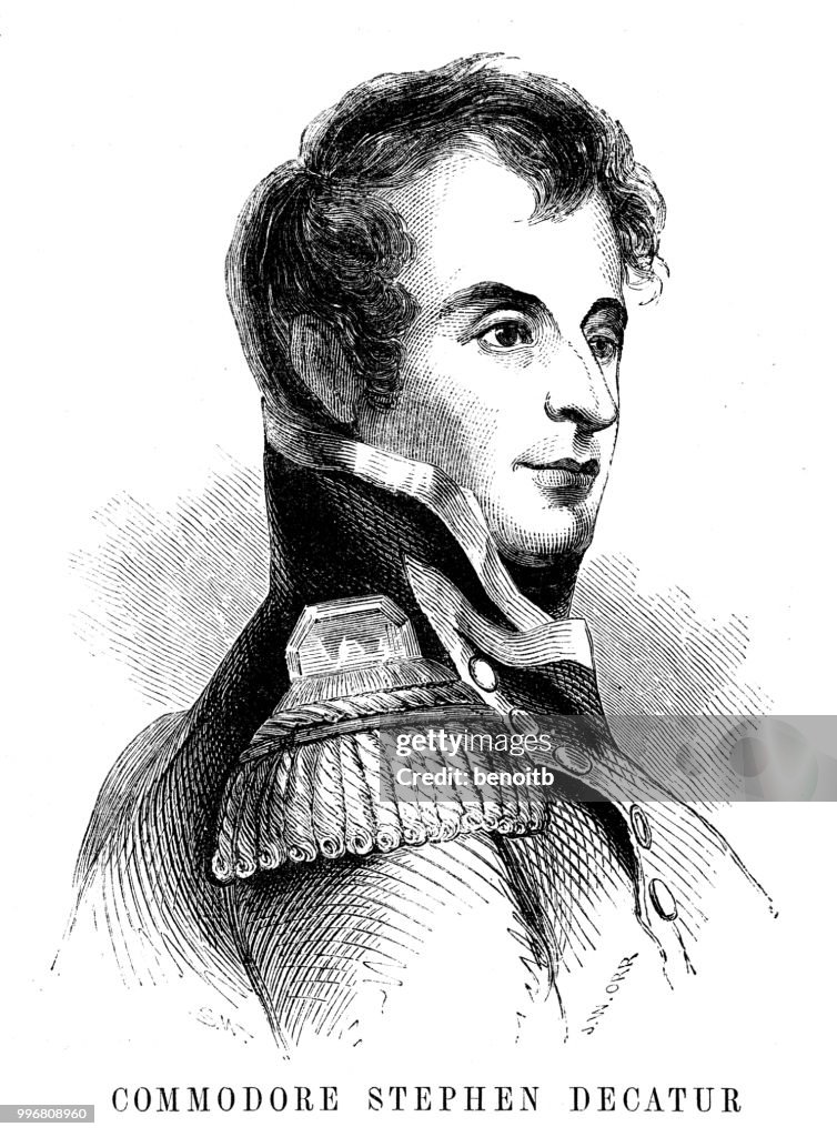 Commodore Stephen Decatur Commodore Stephen Decatur High-Res Vector Graphic - Getty Images