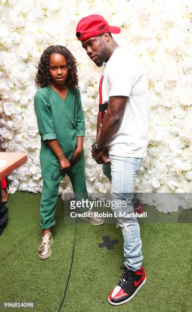 Actor and comedian Kevin Hart attends Ashley North's Launch of "AN STYLE" Candles at IceLink Boutique and Rooftop Lounge on July 11, 2018 in West...