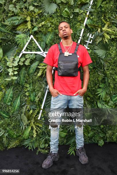 Rodney J. Brown "RJ" attends Ashley North's Launch of "AN STYLE" Candles at IceLink Boutique and Rooftop Lounge on July 11, 2018 in West Hollywood,...