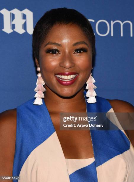 Alicia Quarles of DailyMailTV attends the DailyMail.com & DailyMailTV Summer Party at Tom Tom on July 11, 2018 in West Hollywood, California.