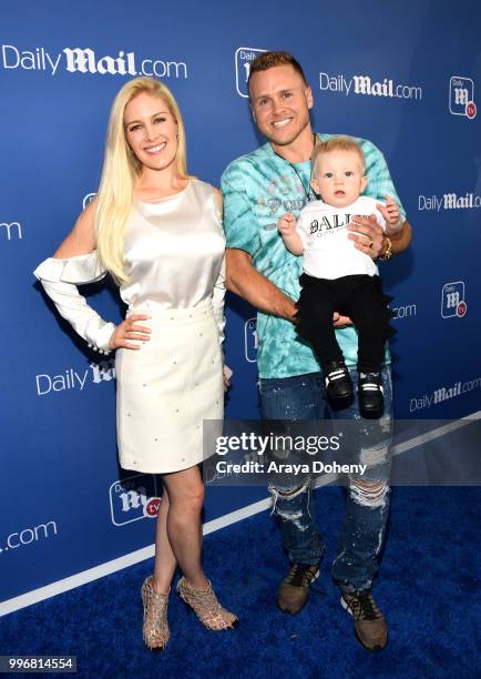 Heidi Pratt, Spencer Pratt and son Gunner Pratt attend the DailyMail.com & DailyMailTV Summer Party at Tom Tom on July 11, 2018 in West Hollywood,...