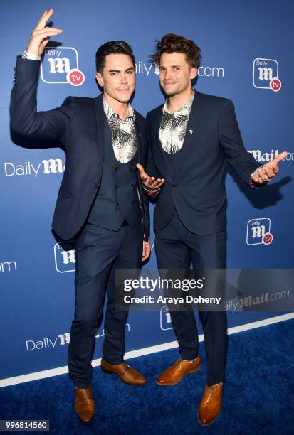 Tom Sandoval and Tom Schwartz attend the DailyMail.com & DailyMailTV Summer Party at Tom Tom on July 11, 2018 in West Hollywood, California.