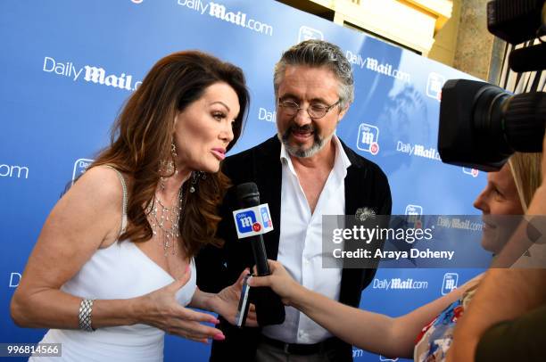 Lisa Vanderpump and Nick Alain attend the DailyMail.com & DailyMailTV Summer Party at Tom Tom on July 11, 2018 in West Hollywood, California.