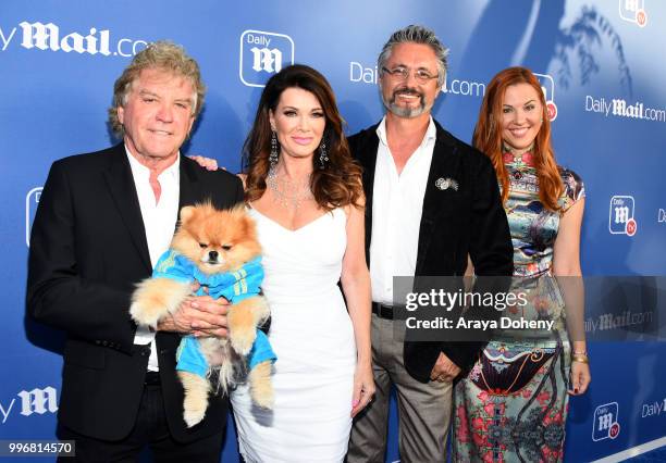 Ken Todd, Lisa Vanderpump, Nick Alain and wife attend the DailyMail.com & DailyMailTV Summer Party at Tom Tom on July 11, 2018 in West Hollywood,...