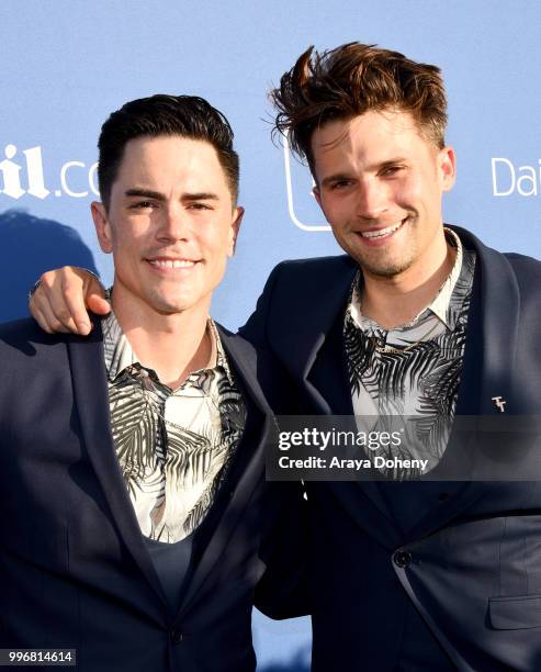 Tom Sandoval and Tom Schwartz attend the DailyMail.com & DailyMailTV Summer Party at Tom Tom on July 11, 2018 in West Hollywood, California.